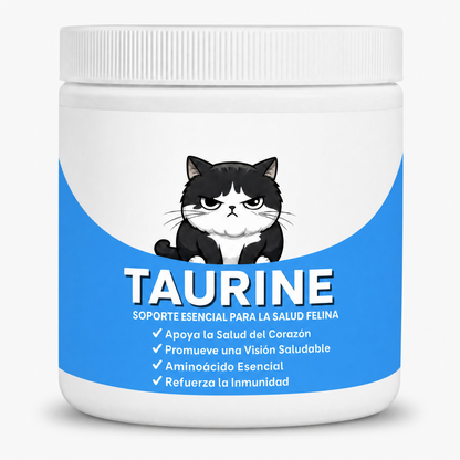 Taurina para gatos – Cuida el corazón y la vista de tu gato