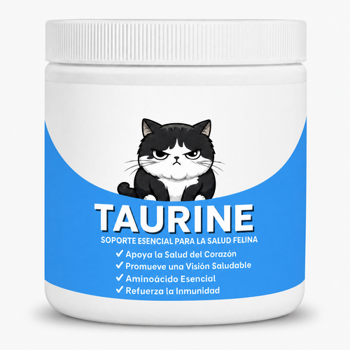 Taurina para gatos – Cuida el corazón y la vista de tu gato